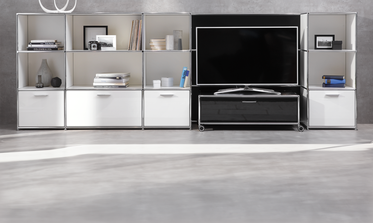 Modular aufgebaute Büromöbel von Bosse als Beispiel für diskrete Fertigung und standardisierte Produktionsprozesse